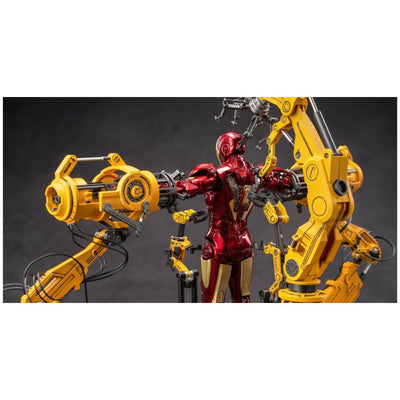 ZD Toys: Iron Man MK4 With Suit-Up Gantry - 7In Action Figure