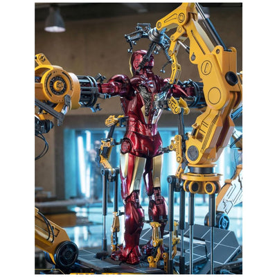 ZD Toys: Iron Man MK4 With Suit-Up Gantry - 7In Action Figure