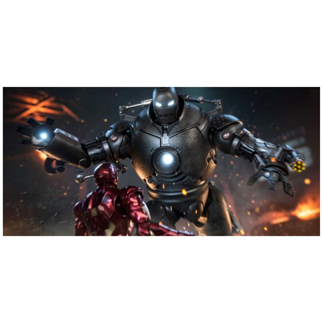 ZD Toys Iron Man The Final Battle MK & Iron Monger Set Figure 7 Inch