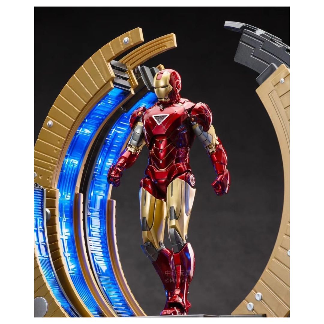 ZD Toys: Marvel Avengers Suit Up Gantry With Iron Man Mark 06
