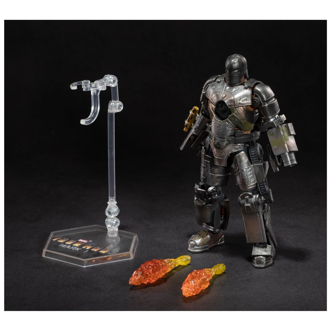 ZD Toys: Marvel Iron Man MK 1 Luminous Version Action Figures 7 Inch, Scale 1:10