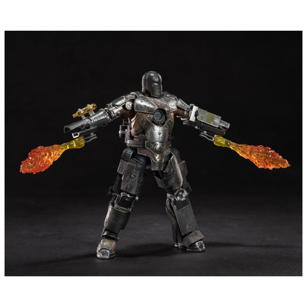 ZD Toys: Marvel Iron Man MK 1 Luminous Version Action Figures 7 Inch, Scale 1:10