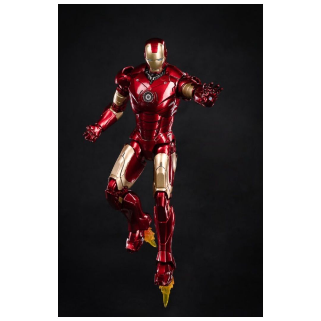 ZD Toys Marvel Iron Man MK 3 Luminous Version Action Figures 7 Inch Scale 1:10