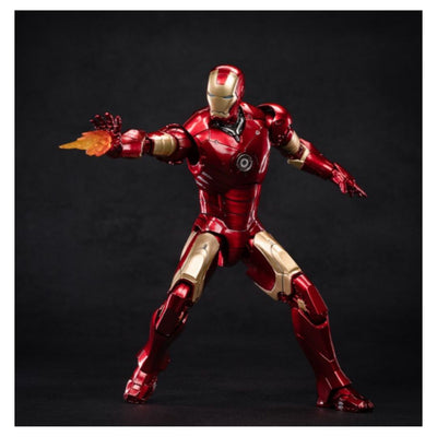 ZD Toys Marvel Iron Man MK 3 Luminous Version Action Figures 7 Inch Scale 1:10