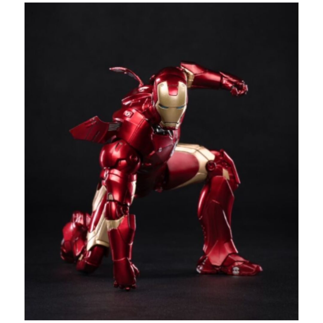 ZD Toys Marvel Iron Man MK 3 Luminous Version Action Figures 7 Inch Scale 1:10