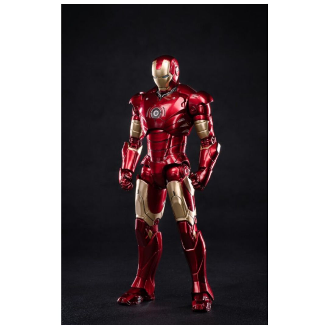 ZD Toys Marvel Iron Man MK 3 Luminous Version Action Figures 7 Inch Scale 1:10