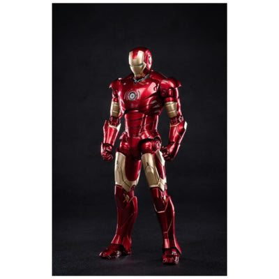 ZD Toys Marvel Iron Man MK 3 Luminous Version Action Figures 7 Inch Scale 1:10