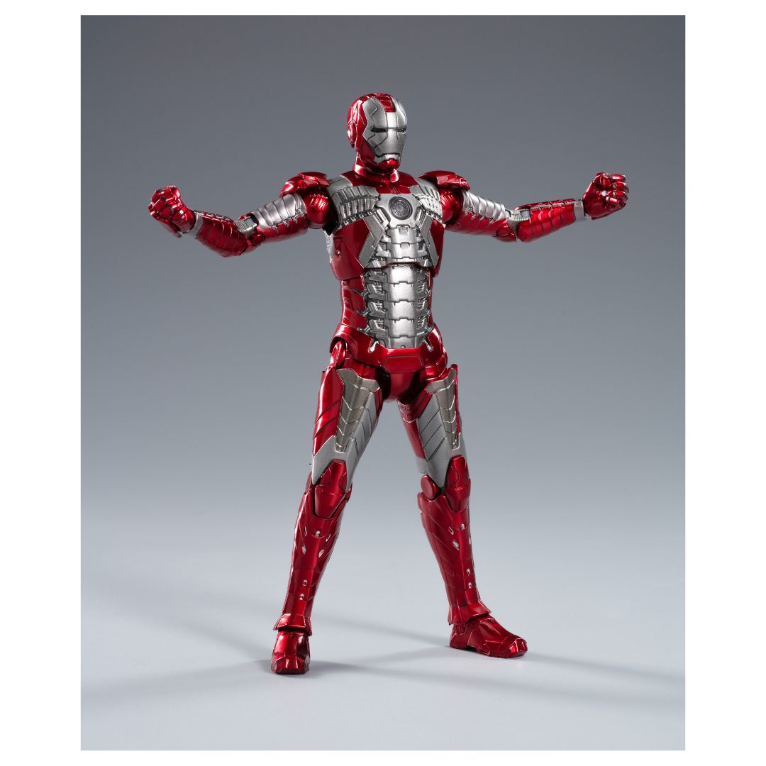 ZD Toys: Marvel Iron Man MK 5 Luminous Version Action Figures 7 Inch - 1:10