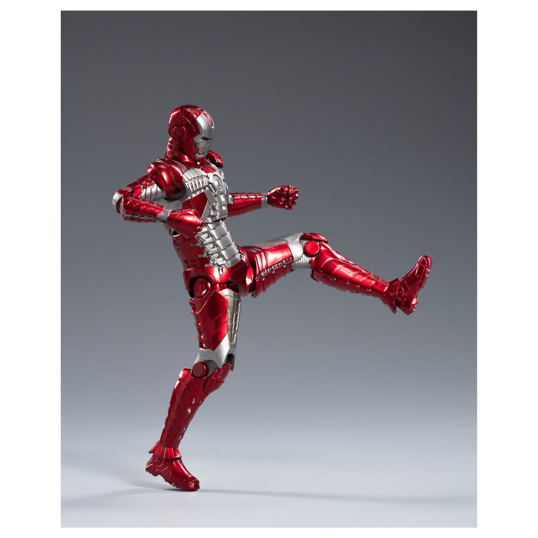 ZD Toys: Marvel Iron Man MK 5 Luminous Version Action Figures 7 Inch - 1:10