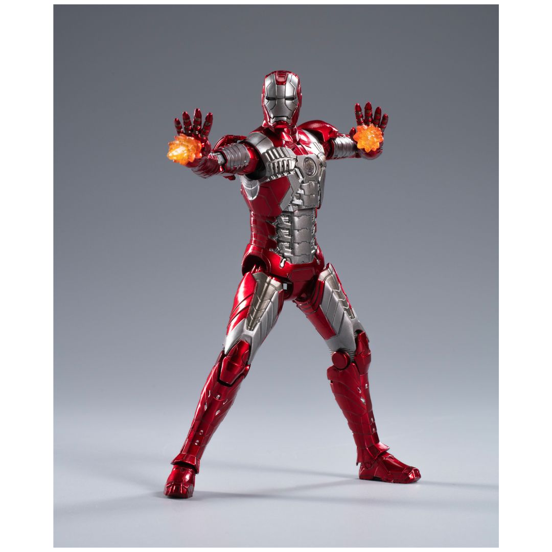ZD Toys: Marvel Iron Man MK 5 Luminous Version Action Figures 7 Inch - 1:10