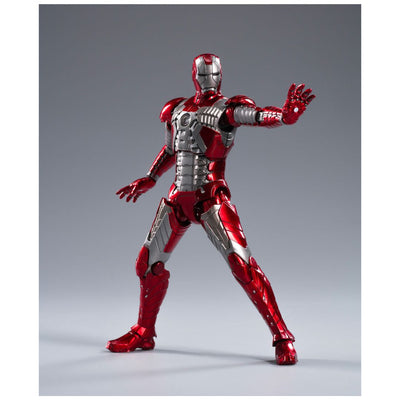 ZD Toys: Marvel Iron Man MK 5 Luminous Version Action Figures 7 Inch - 1:10