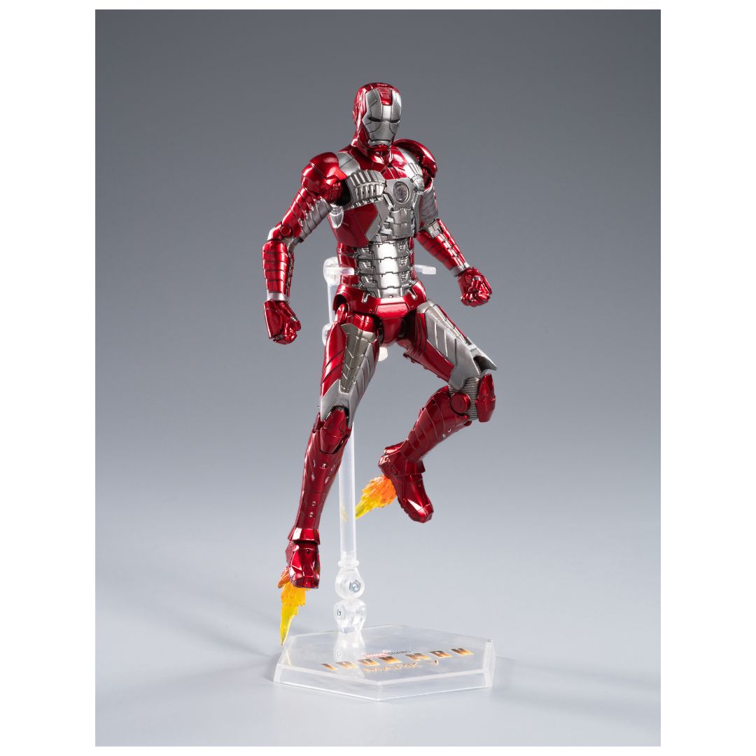 ZD Toys: Marvel Iron Man MK 5 Luminous Version Action Figures 7 Inch - 1:10