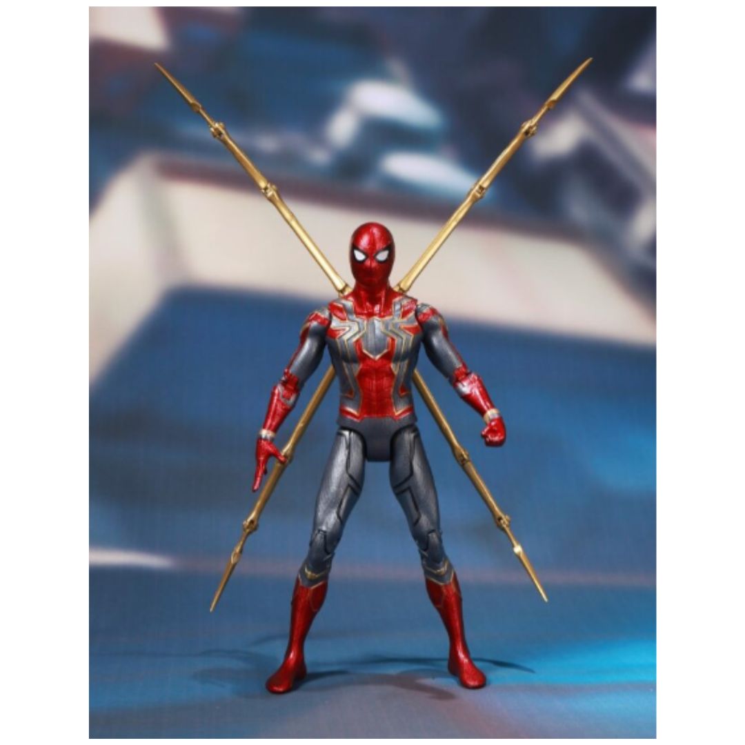 ZD Toys: Marvel Iron Spider Man With Holder 7 Inch