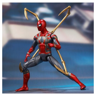 ZD Toys: Marvel Iron Spider Man With Holder 7 Inch