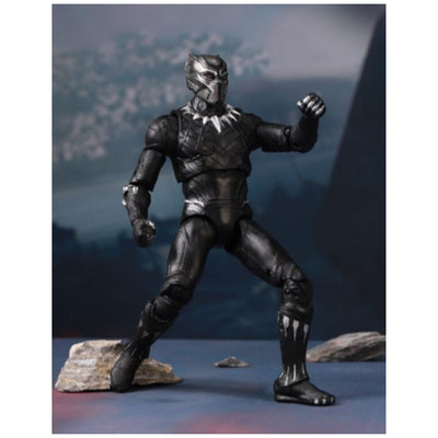 ZD Toys: Marvel Series Black Panther With Holder 7 Inch