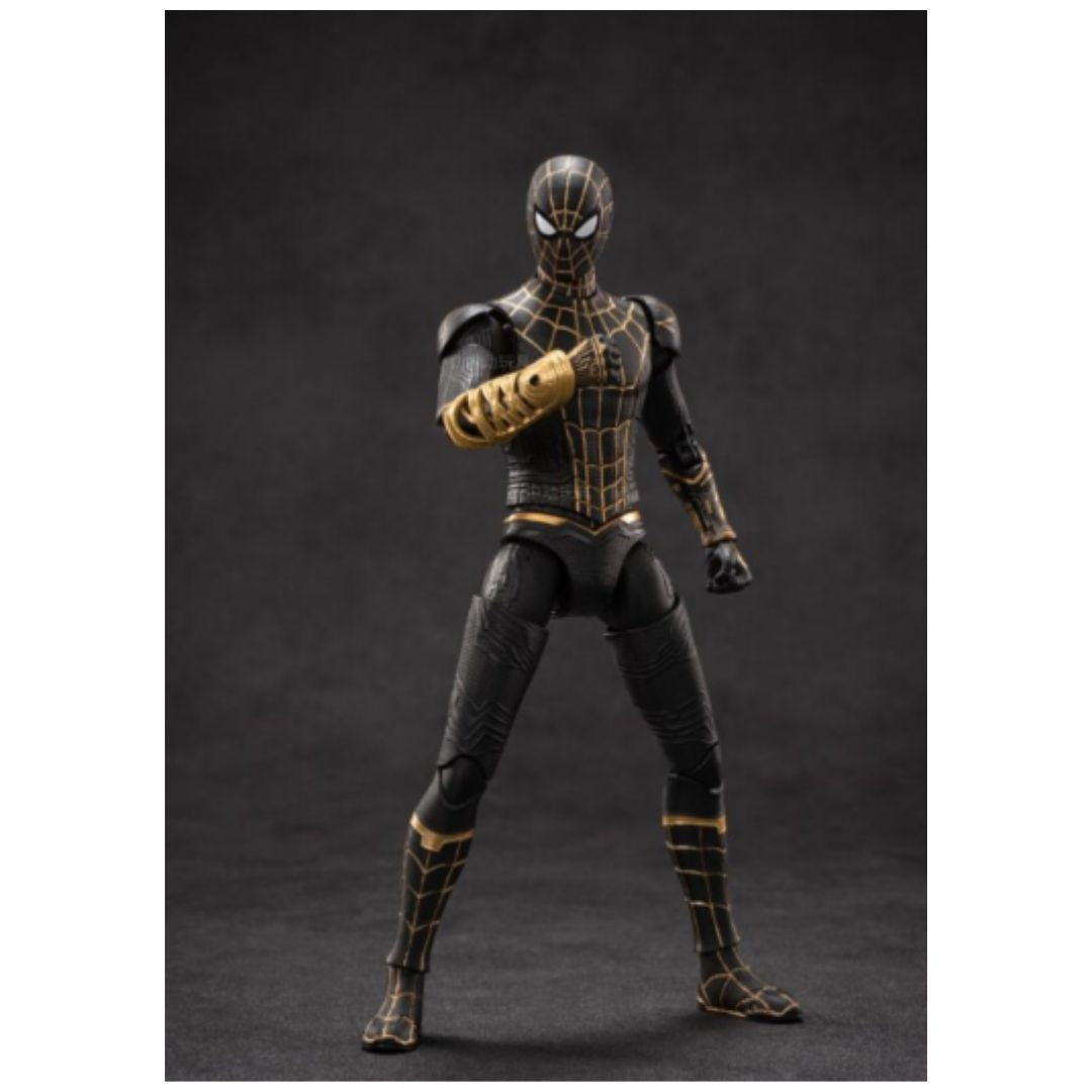 ZD Toys: Marvel Spider Man Black & Gold Suit - 7 Inch Figure