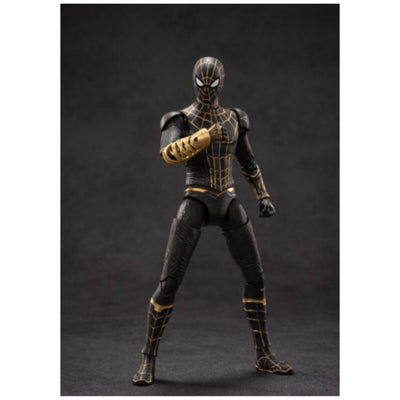 ZD Toys: Marvel Spider Man Black & Gold Suit - 7 Inch Figure
