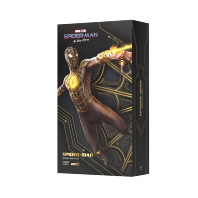 ZD Toys: Marvel Spider Man Black & Gold Suit - 7 Inch Figure