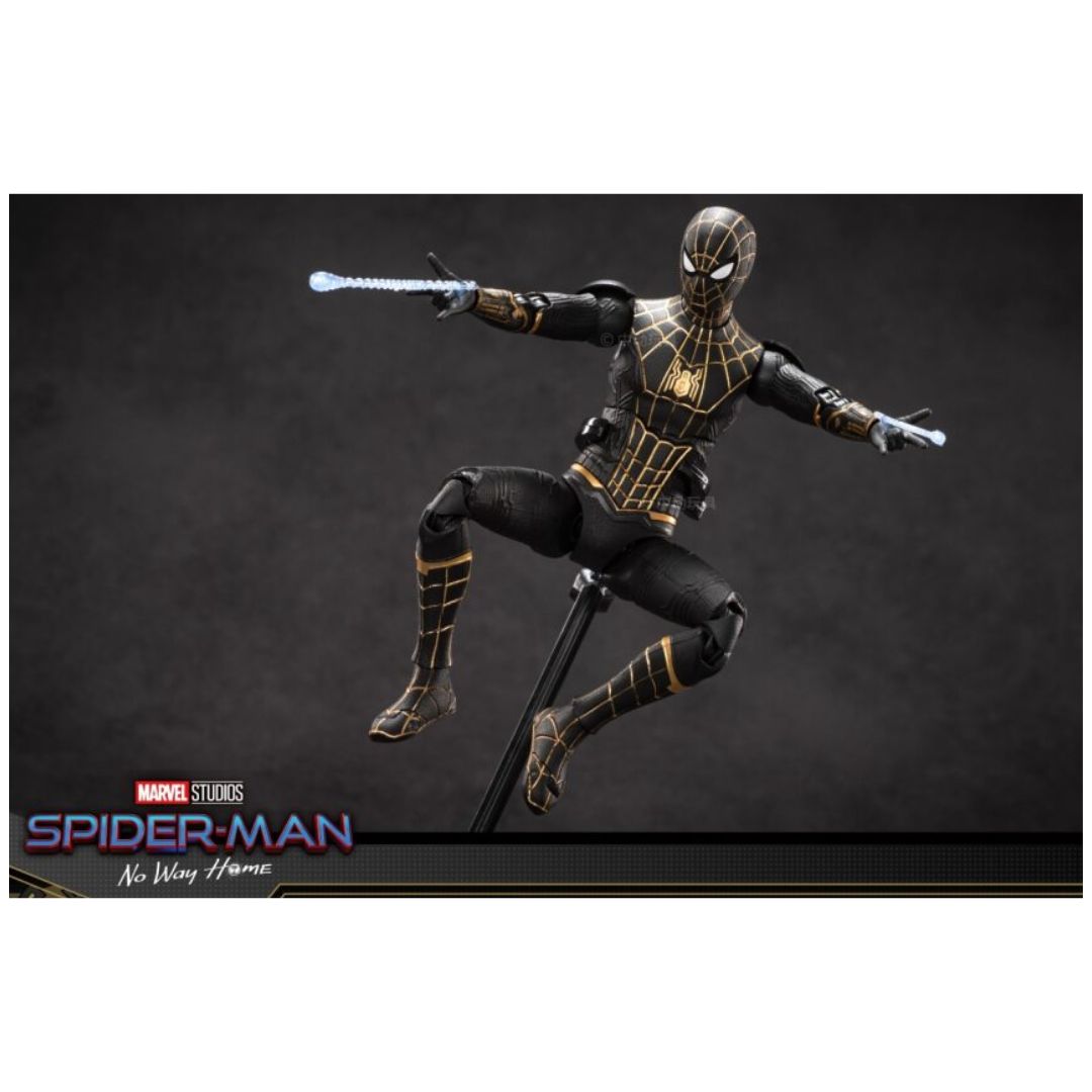 ZD Toys: Marvel Spider Man Black & Gold Suit - 7 Inch Figure