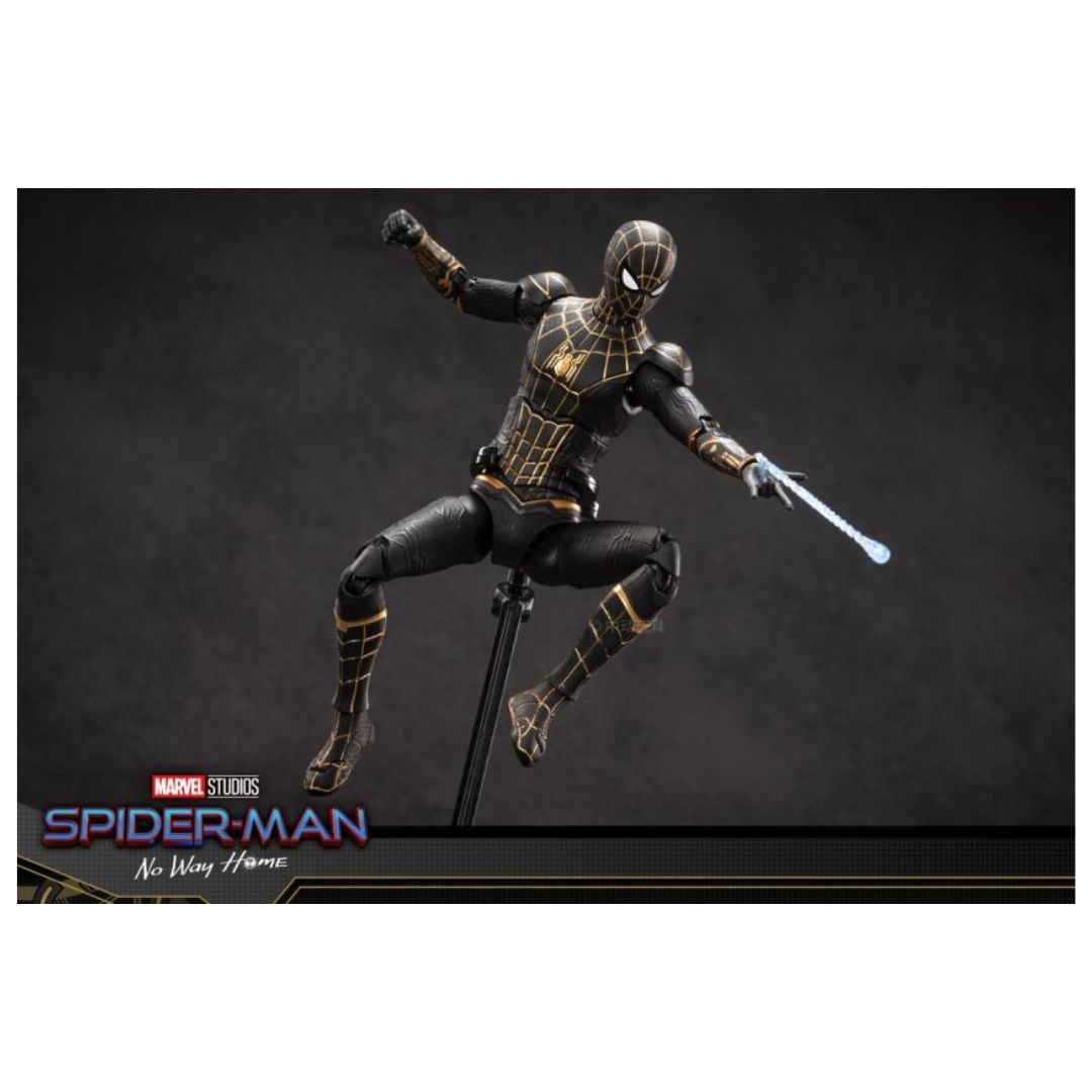 ZD Toys: Marvel Spider Man Black & Gold Suit - 7 Inch Figure