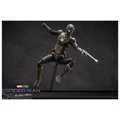 ZD Toys: Marvel Spider Man Black & Gold Suit - 7 Inch Figure