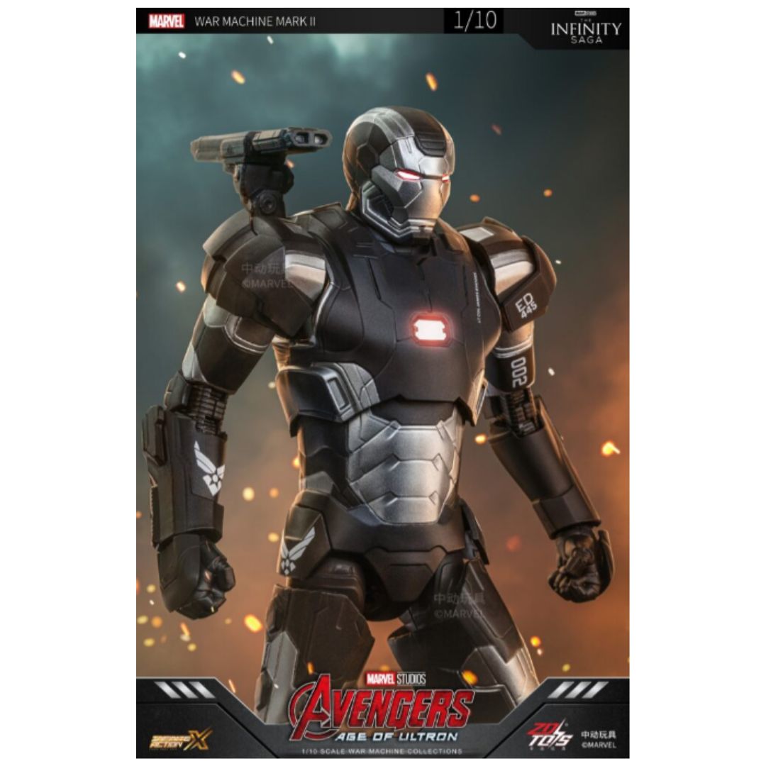 ZD Toys: Marvel War Machine MK2 7 Inch