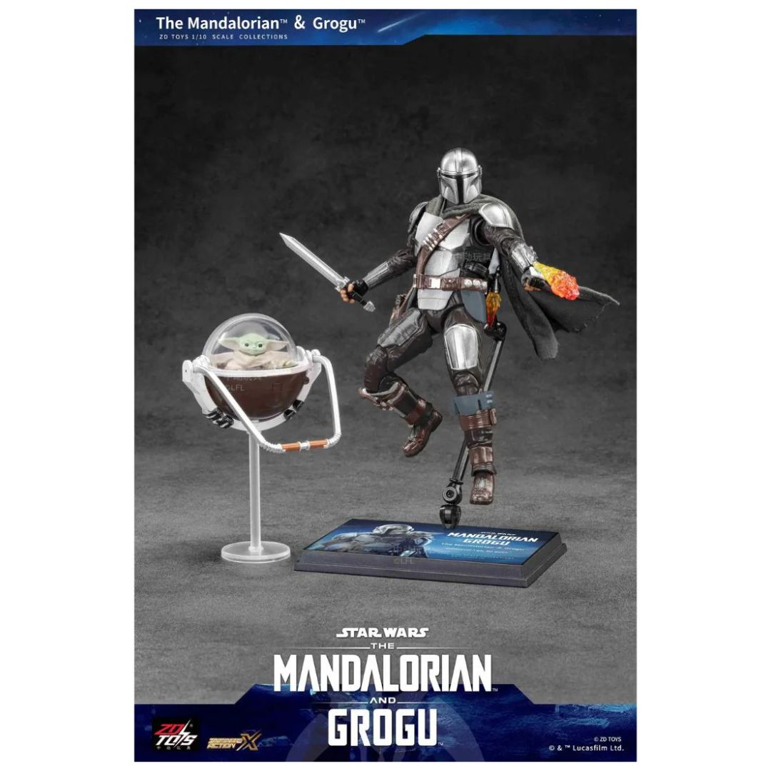 ZD Toys: Star Wars™ The Mandalorian™ & Grogu™ - Action Figure
