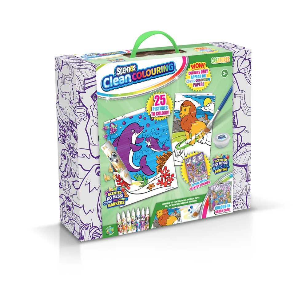 Scentos CleanColouring™ Markers Creatures Set – Krazy Caterpillar