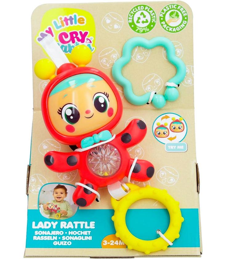 Lady Bug Rattle IMC Toys: My Little Cry Babies- Lady Rattle – Krazy Caterpillar