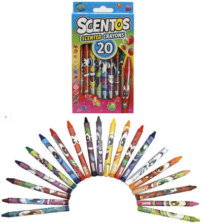 Scentos: Scented Crayons, 20 Count