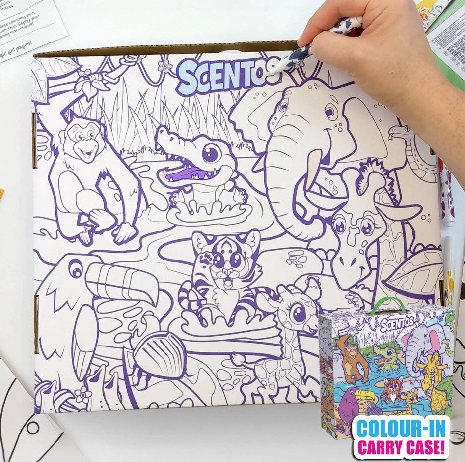 Scentos CleanColouring™ Markers Creatures Set