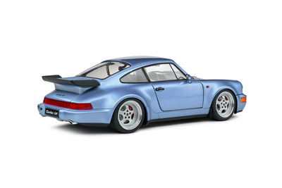 Solido: Porsche 911 (964) Turbo – Horizon Blue Metallic – 1990 (Scale 1:18)