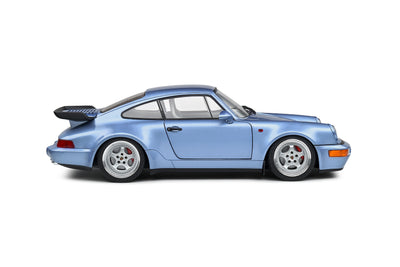 Solido: Porsche 911 (964) Turbo – Horizon Blue Metallic – 1990 (Scale 1:18)