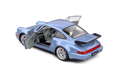 Solido: Porsche 911 (964) Turbo – Horizon Blue Metallic – 1990 (Scale 1:18)