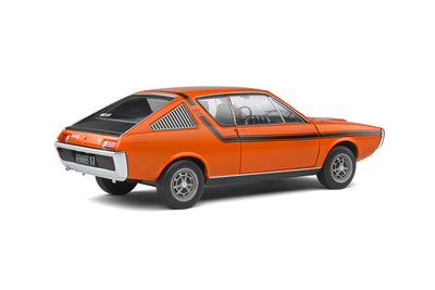 Solido : Renault 17 TS- Orange 331- Black Stripes-1973 (1:18)