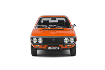 Solido : Renault 17 TS- Orange 331- Black Stripes-1973 (1:18)