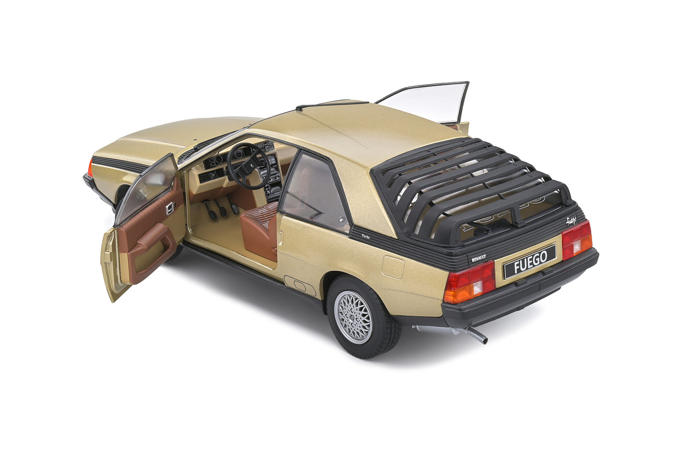 Solido : 1980 Renault Fuego Turbo-Sepia Die-Cast Scale Model (1:18)