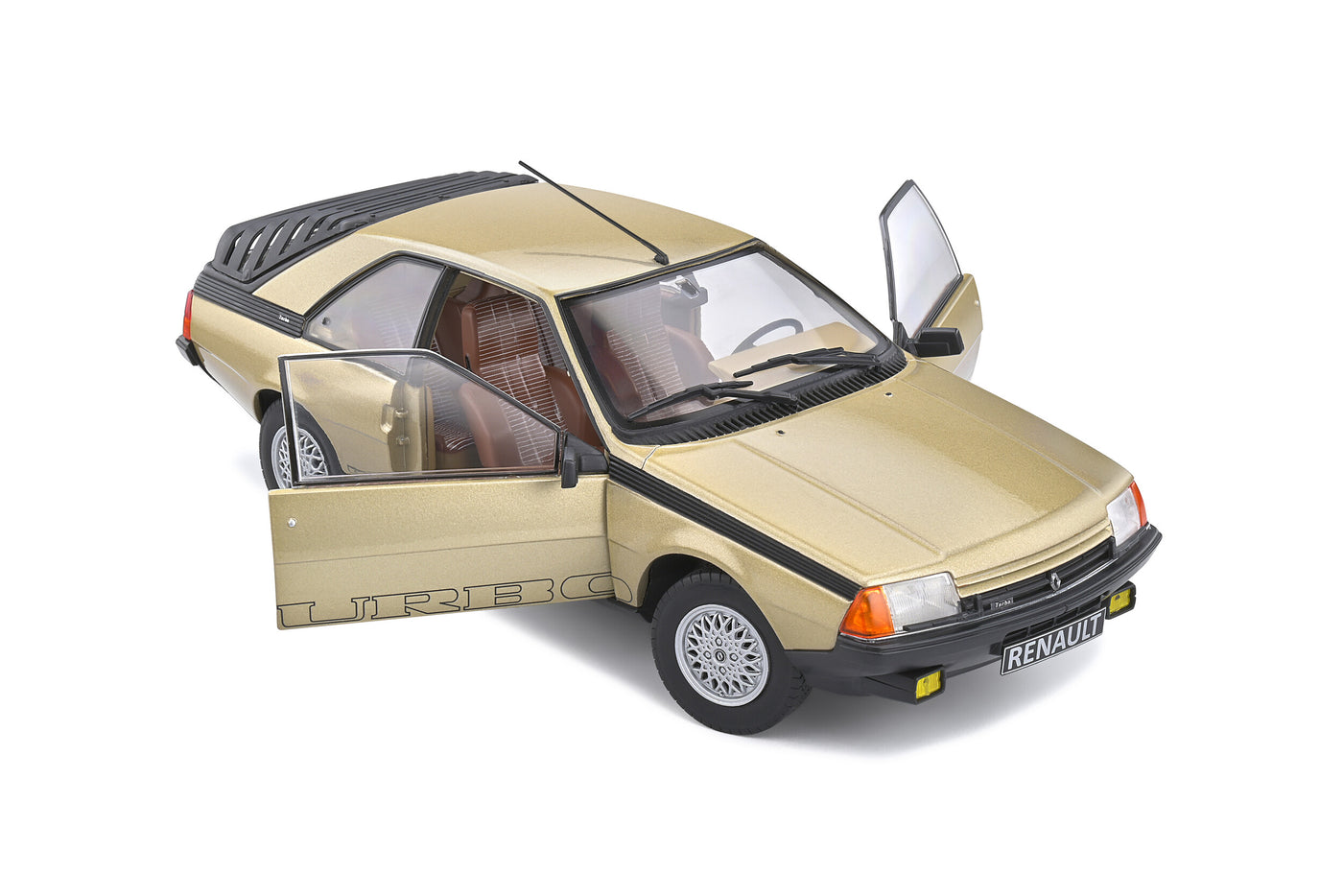 Solido : 1980 Renault Fuego Turbo-Sepia Die-Cast Scale Model (1:18)