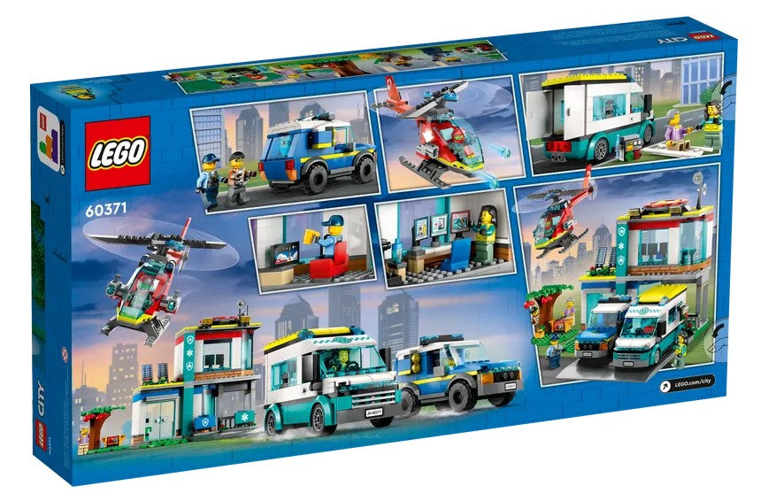 LEGO City #60371: Emergency Vehicles HQ