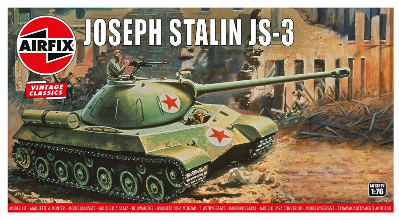A01307V Joseph Stalin JS3 Russian Tank Scale Model Kits (1:76) | Airfix