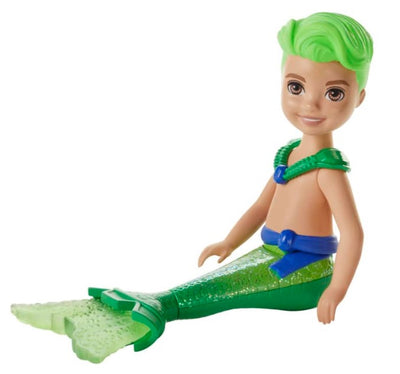 Dreamtopia Chelsea Merboy Doll: 6.5-Inch - Green | Barbie