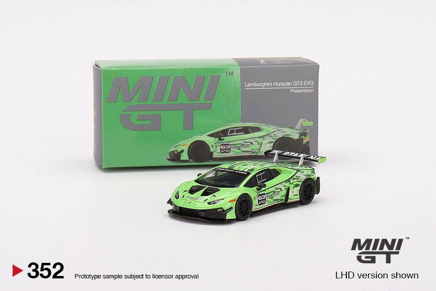 Lamborghini Huracán GT3 EVO Presentation - Scale 1:64 | Mini GT