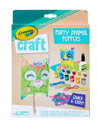 Craft Animal Party Poppers - Craft Kit | Crayola