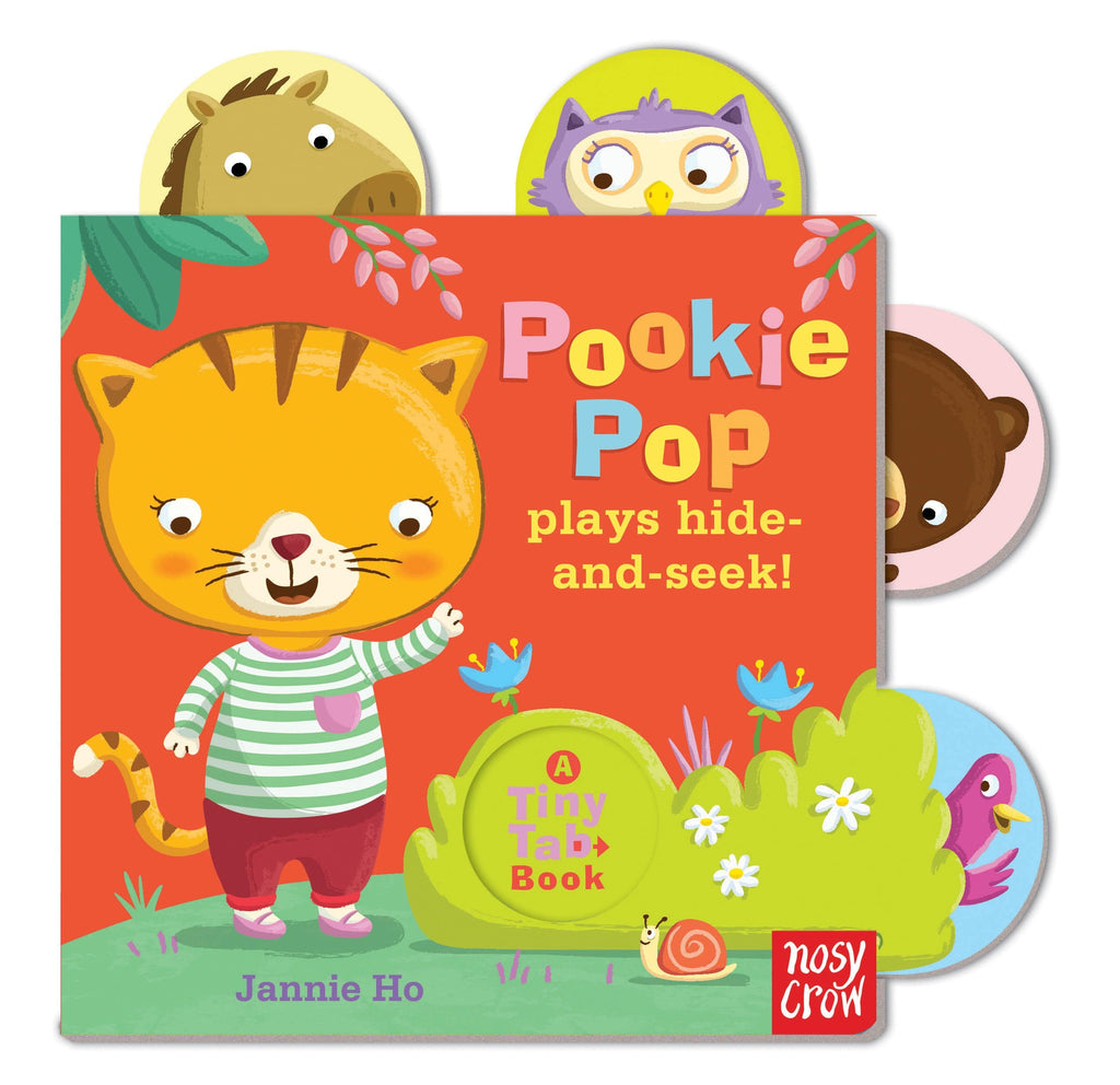 Tiny Tabs: Pookie Pop Plays Hide and Seek - Board Book | Nosy Crow