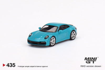 Porsche 911 (992) Carrera S - Miami Blue 1:64 | Mini GT