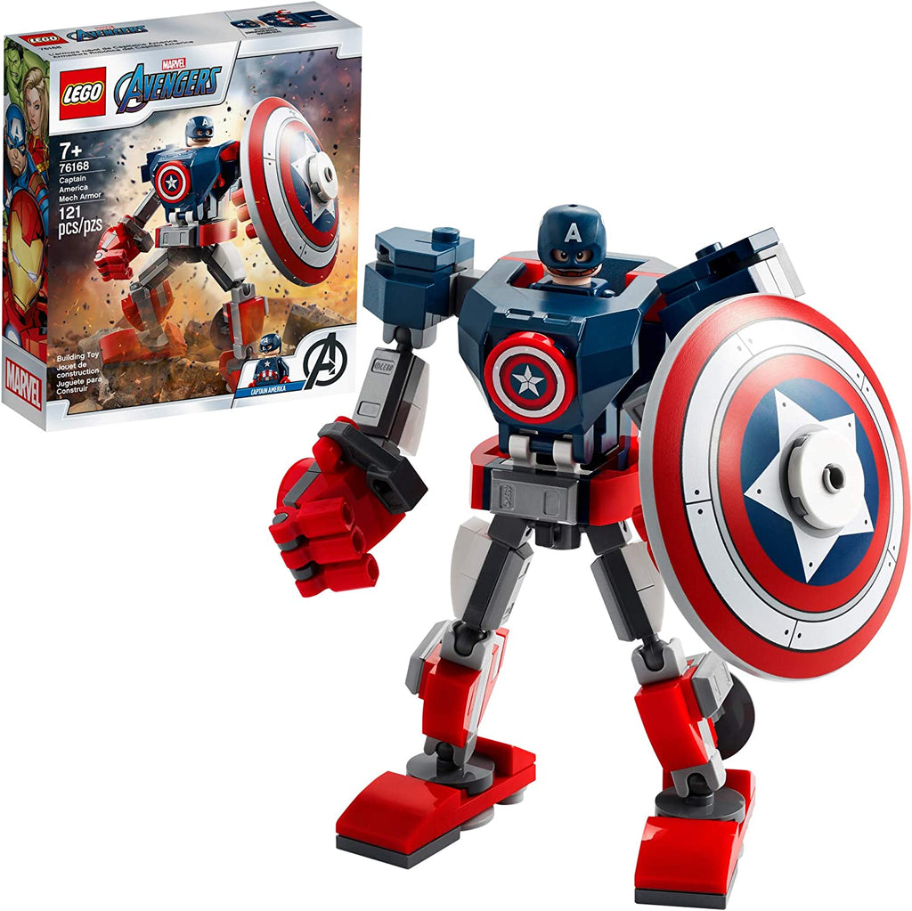 Captain America Mech Armor, 76168 | LEGO® Marvel