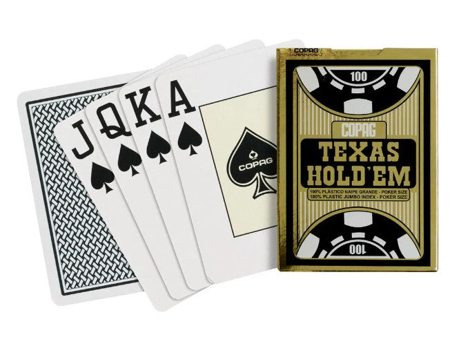 Texas Hold'Em - Poker Card (Black) | Copag
