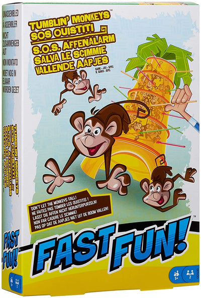 Tumblin'g Monkeys Game- Fast Fun (Don't Let The Monkey Fall !) | Mattel Games by Mattel, USA Game
