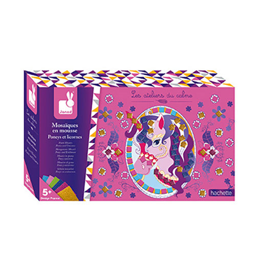Foam Mosaics Ponies And Unicorn | Janod