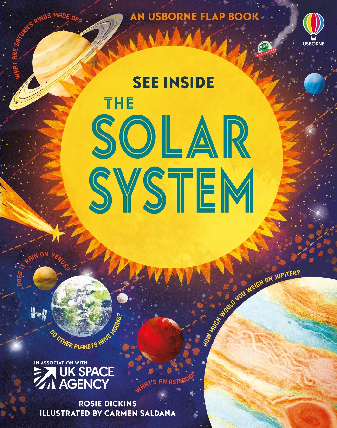 See inside the Solar System - Board Book | Usborne